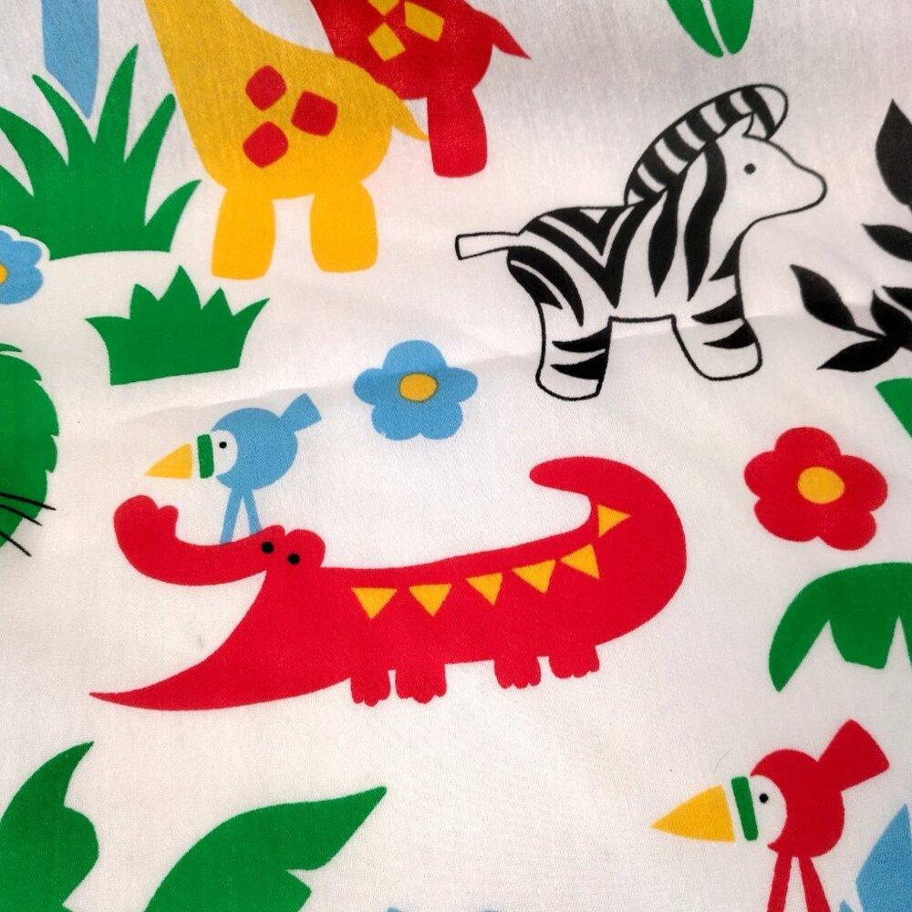 Weilwood Fabric Sewing Material Jungle Safari Animals Colorful Kids Animal 3 Yds - Picture 10 of 10